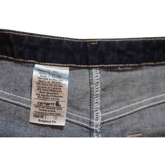 Carhartt Denim Jean Skirt Dark Wash Women’s Size 10 - Picture 3 of 7